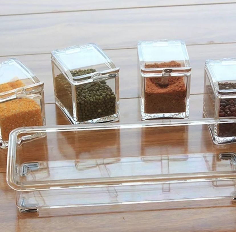 Caja condimentos acrílica